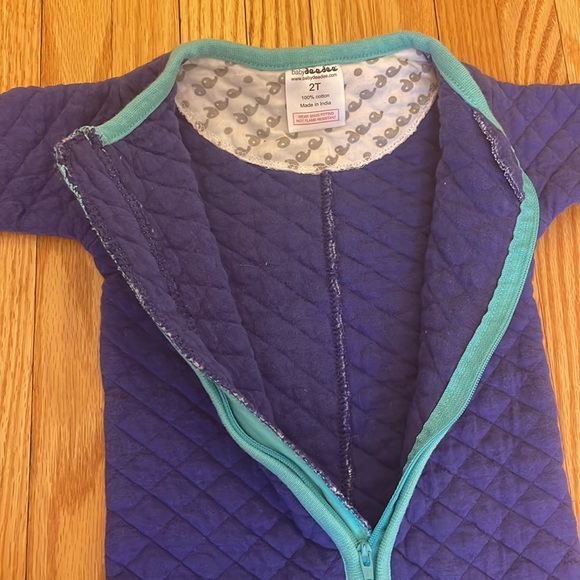 Baby Deedee Sleepsie Quilted Pajamas, lot of 2 pairs - Picture 10 of 13